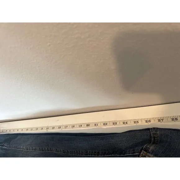 Earl Jeans Womens Jacket XL Blue Denim Trucker Embroidered Boho Floral Festival - Picture 10 of 12